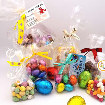 Paaspresentjes in zakjes