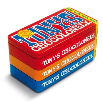 Tony's Chocolonely stapelblik