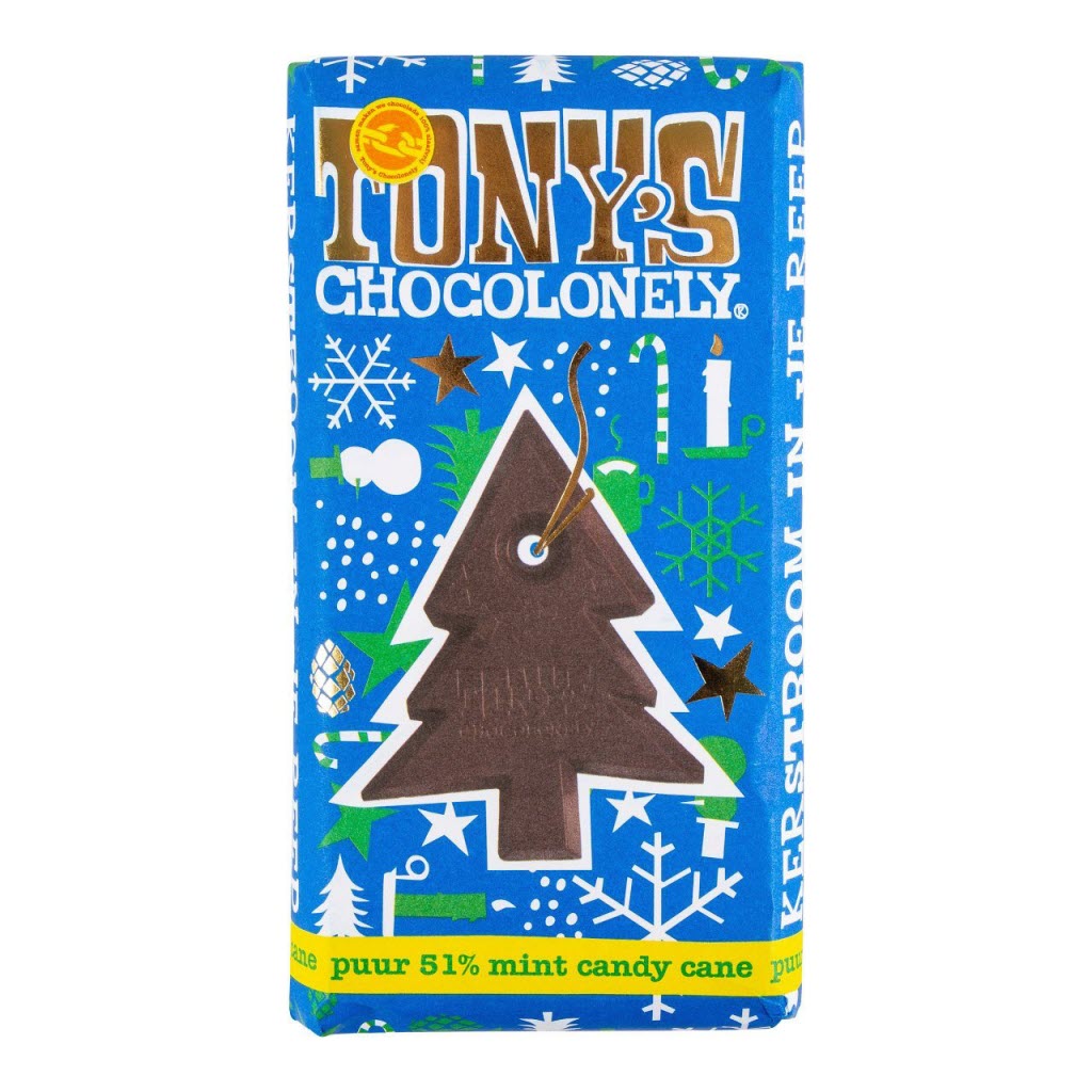 Tony's Puur 51% candy cane