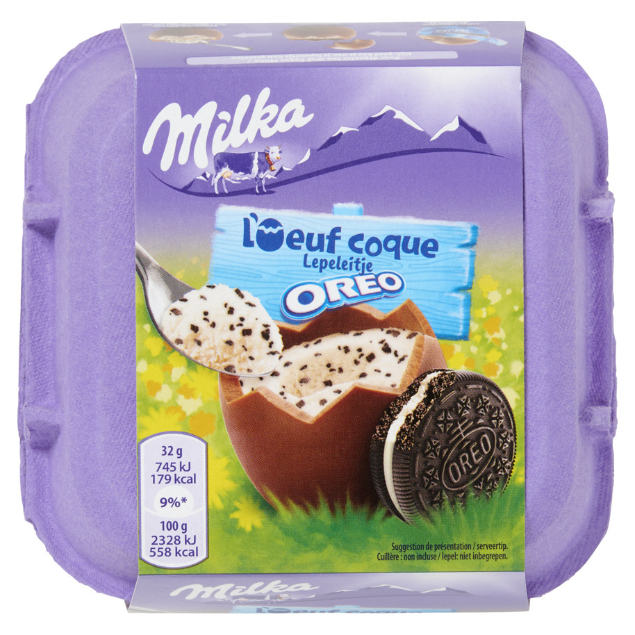 Lepelei Milka met Oreo