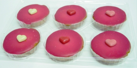 roze koeken met hartjes