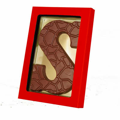 Chocolade letter Reliëf