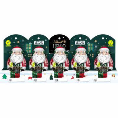 Lindt VEGAN Kerstmannetjes 10g