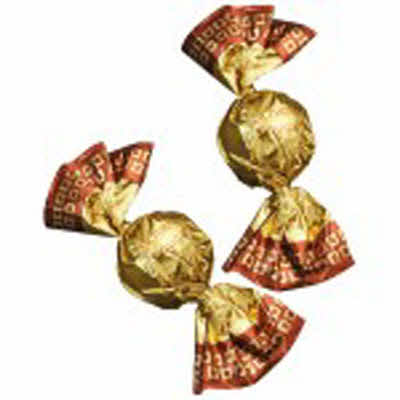 Nougat kogels in goudfolie