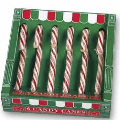 Candy canes doosje 6 stuks 14 grams