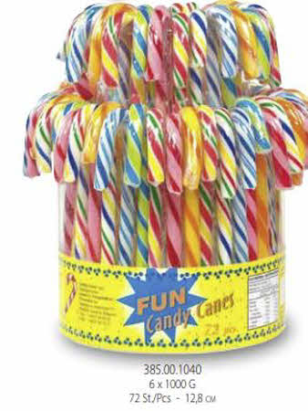 Candy Canes Kleur Assorti 14 grams