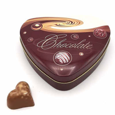 chocolade hartblikje bonbons