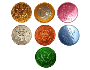 Gekleurde munten
