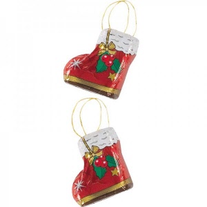 Kerstman laarzen hangers