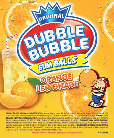 Dubble Bubble Orange lemonade