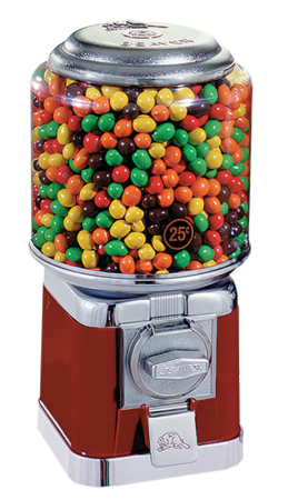 Round Beaver gumball machine