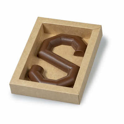 Chocolade letter S 160 gram
