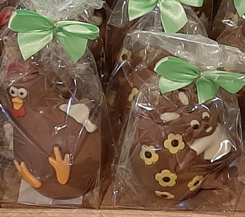 Kleine chocolade paasfiguren