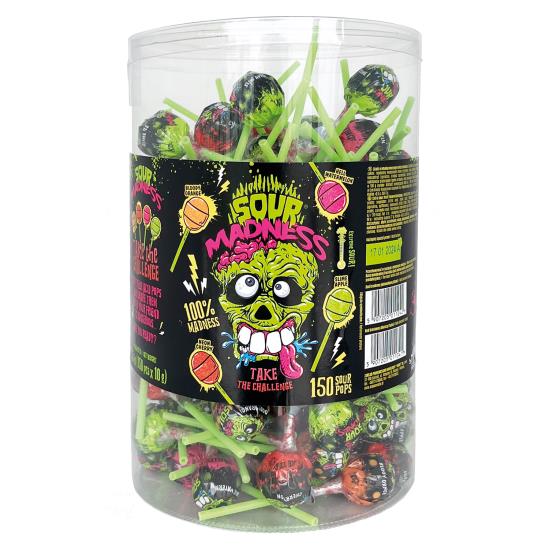 Mega Sour Madness lollies