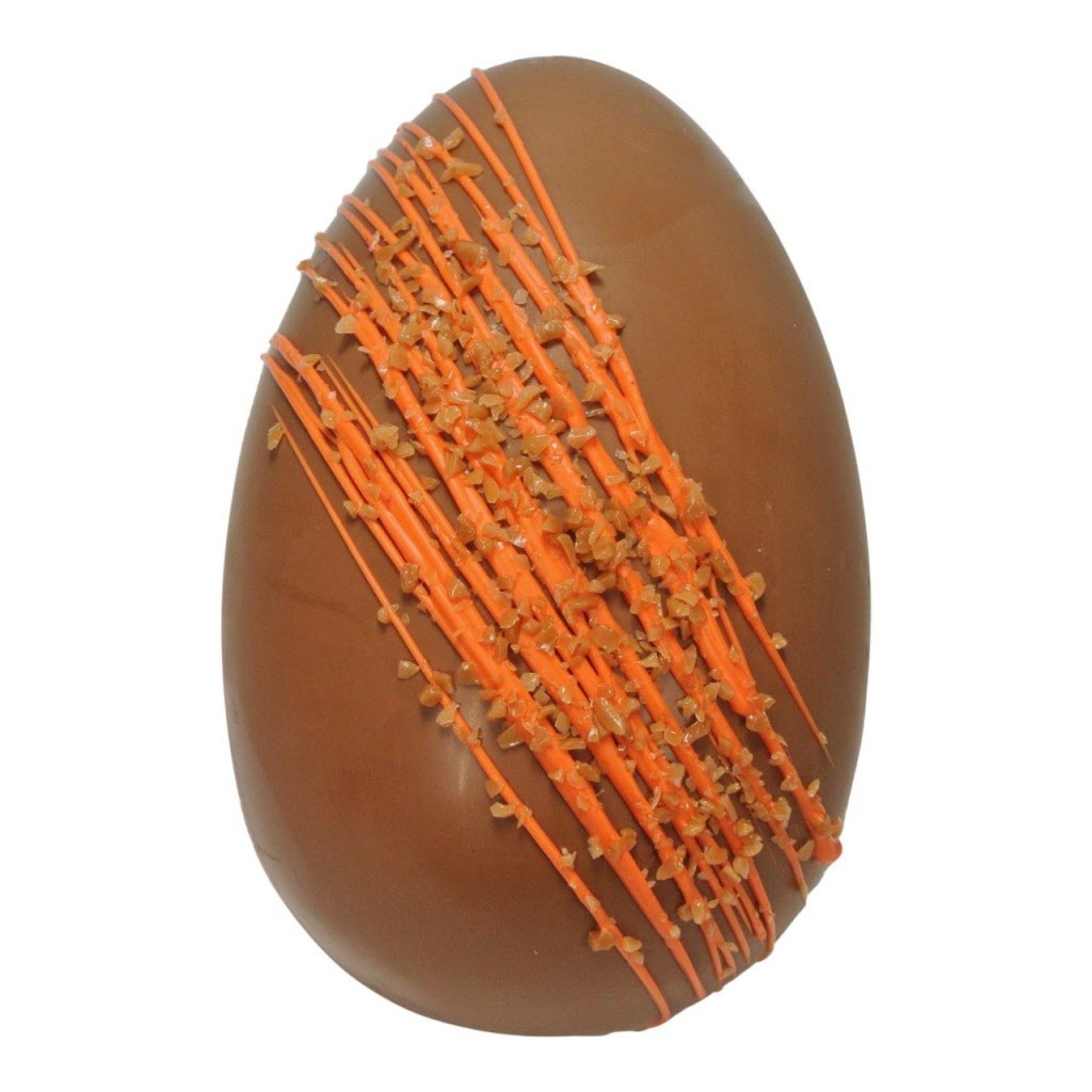 Chocolade Paasei Melk en Oranje karamel