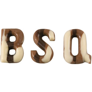 Spiksplinternieuw Kleine Chocolade letters HT-89