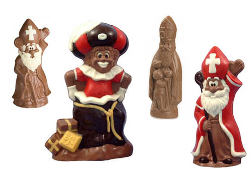 Chocolade figuren en tabletten