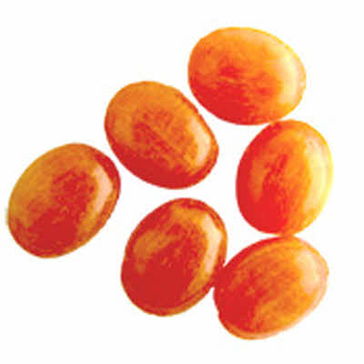 zuurtjes in de kleur oranje
