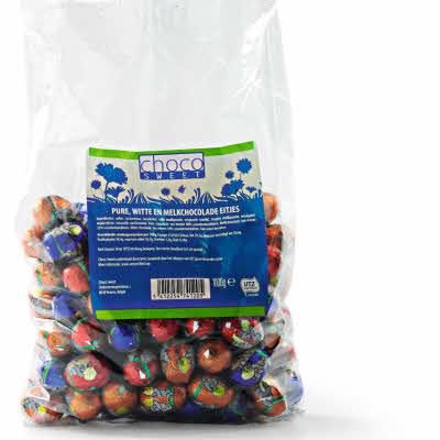 Choco Sweets paaseitjes melk-puur-wit