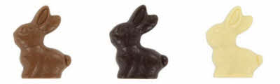 Chocolade konijntjes