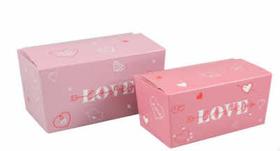 Ballotine Love and Hearts Roze of Lila