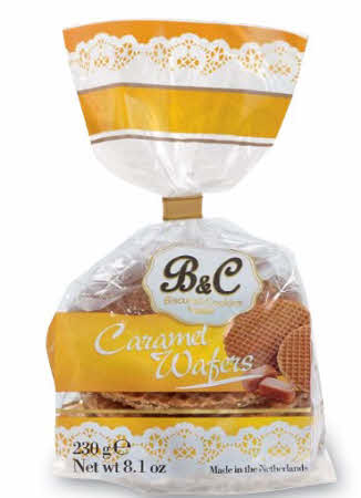 Toefzak Stroopwafels B&C 230 gram