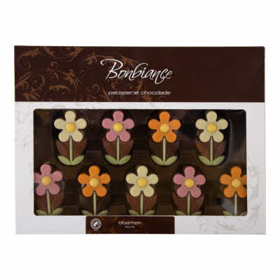 Chocolade bloemen