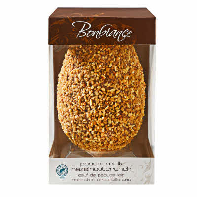 Chocolade paasei hazelnoot crunch