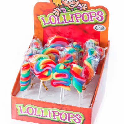Mini lollipops Assorted Rainbow