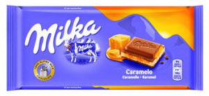 milka caramel 100g