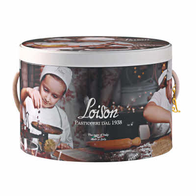 Panettone in classic top tin box