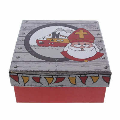 Sint kado doosje Stoomboot