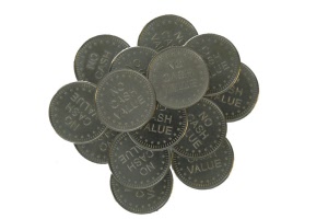 Tokens No Cash value