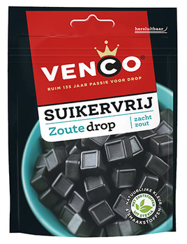 Venco Zoute drop suikervrij