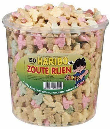 Haribo zoute rijen